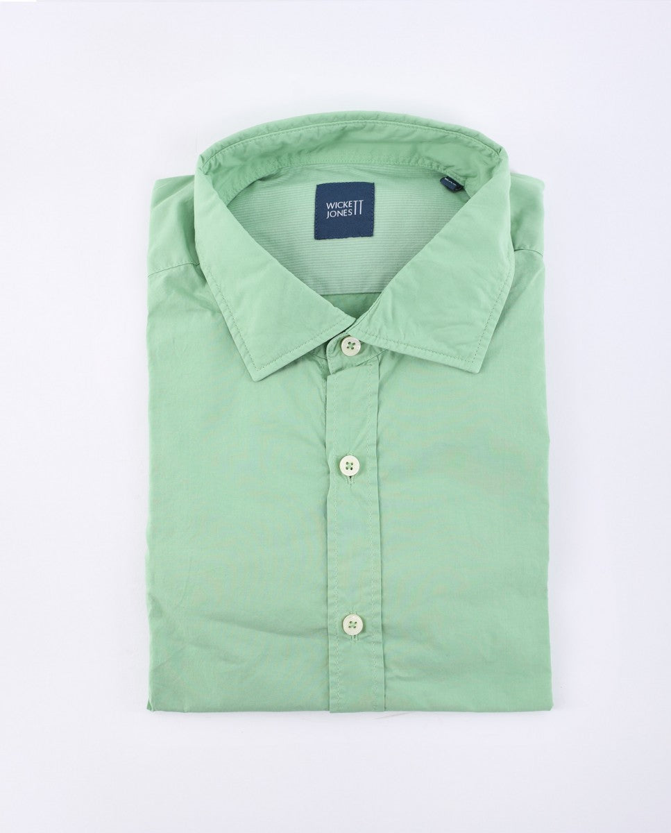 Camisa Casual 100% Algodão em Verde