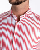 Camisa Clássica 100% Algodão em Encarnado Escuro