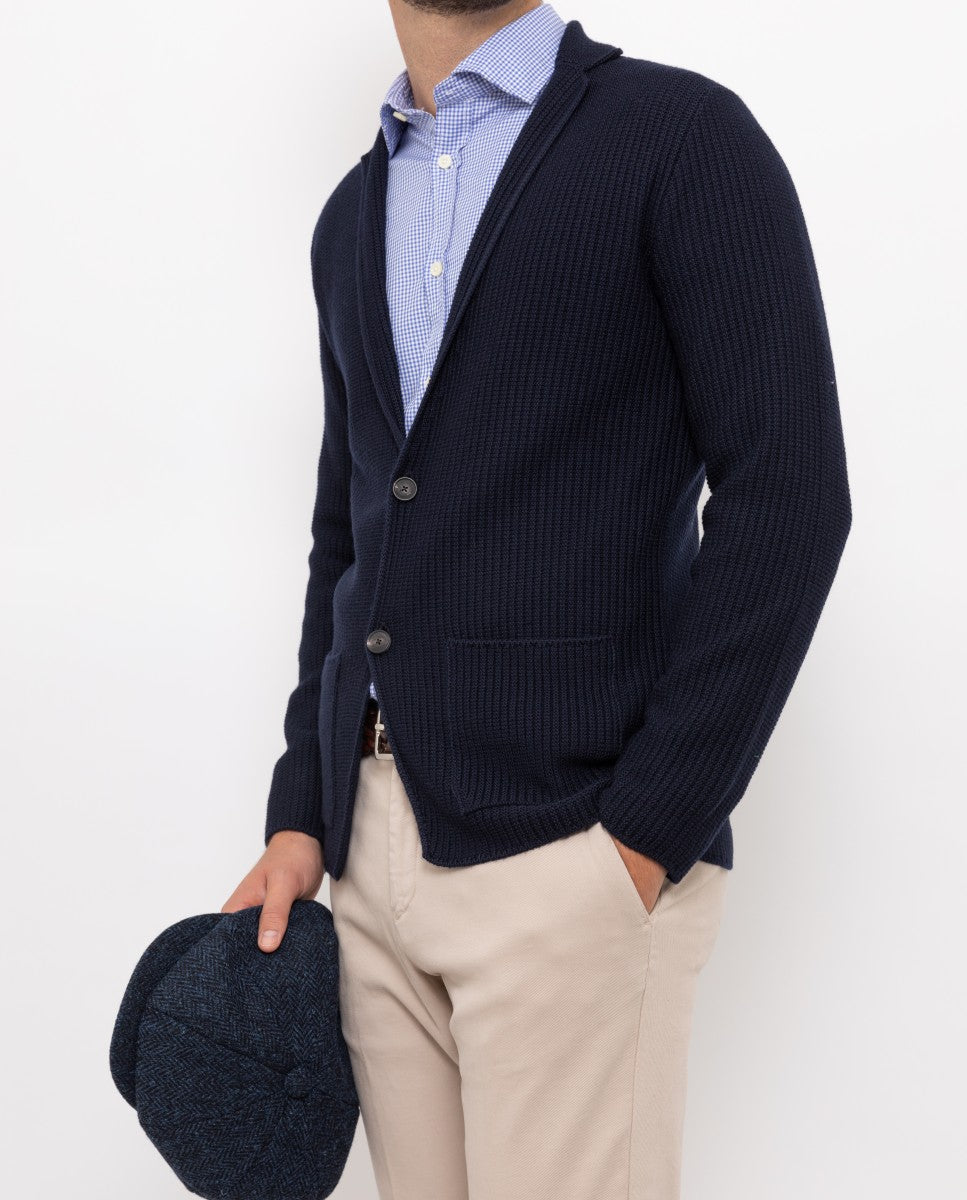Dark Blue Cardigan
