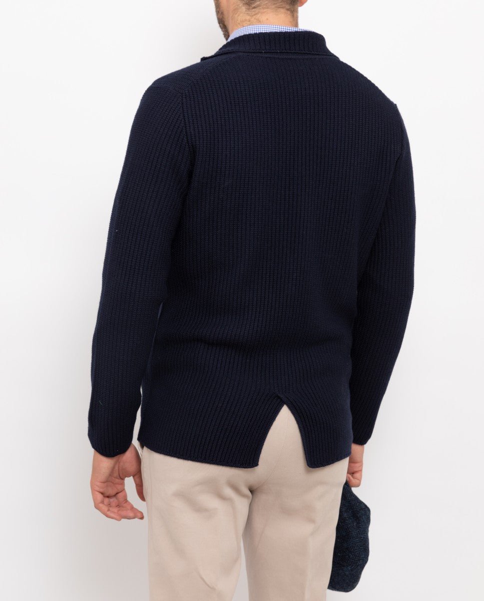 Dark Blue Cardigan