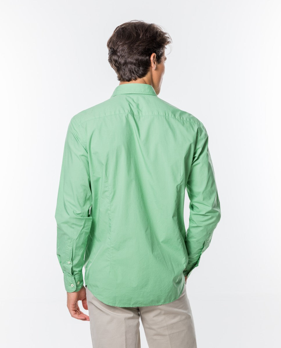 Camisa Casual 100% Algodão em Verde