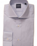 Camisa Clássica 100% Algodão em Azul Claro
