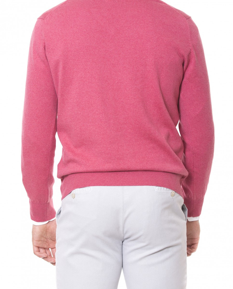 Red V Neck Sweater