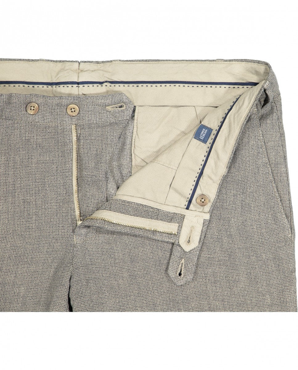 Brown Soft Slim Chino Trousers