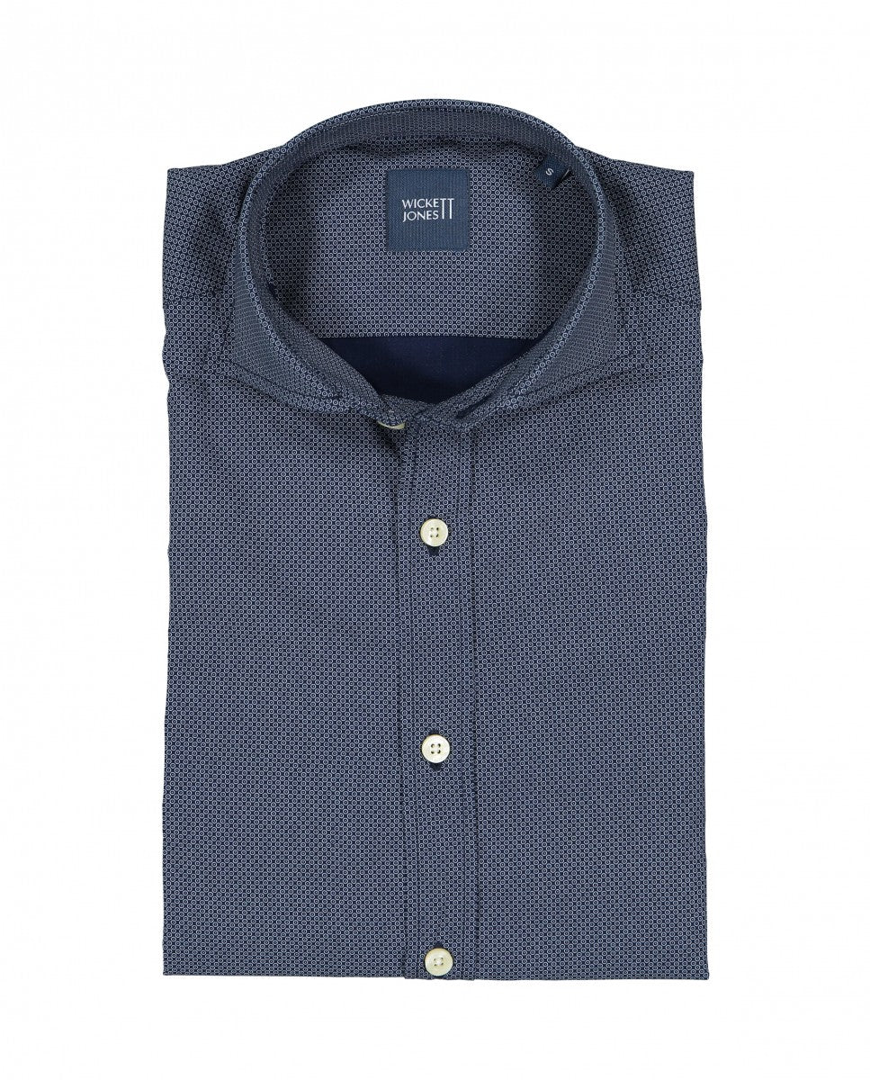 Dark Blue Casual Shirt 100% Cotton