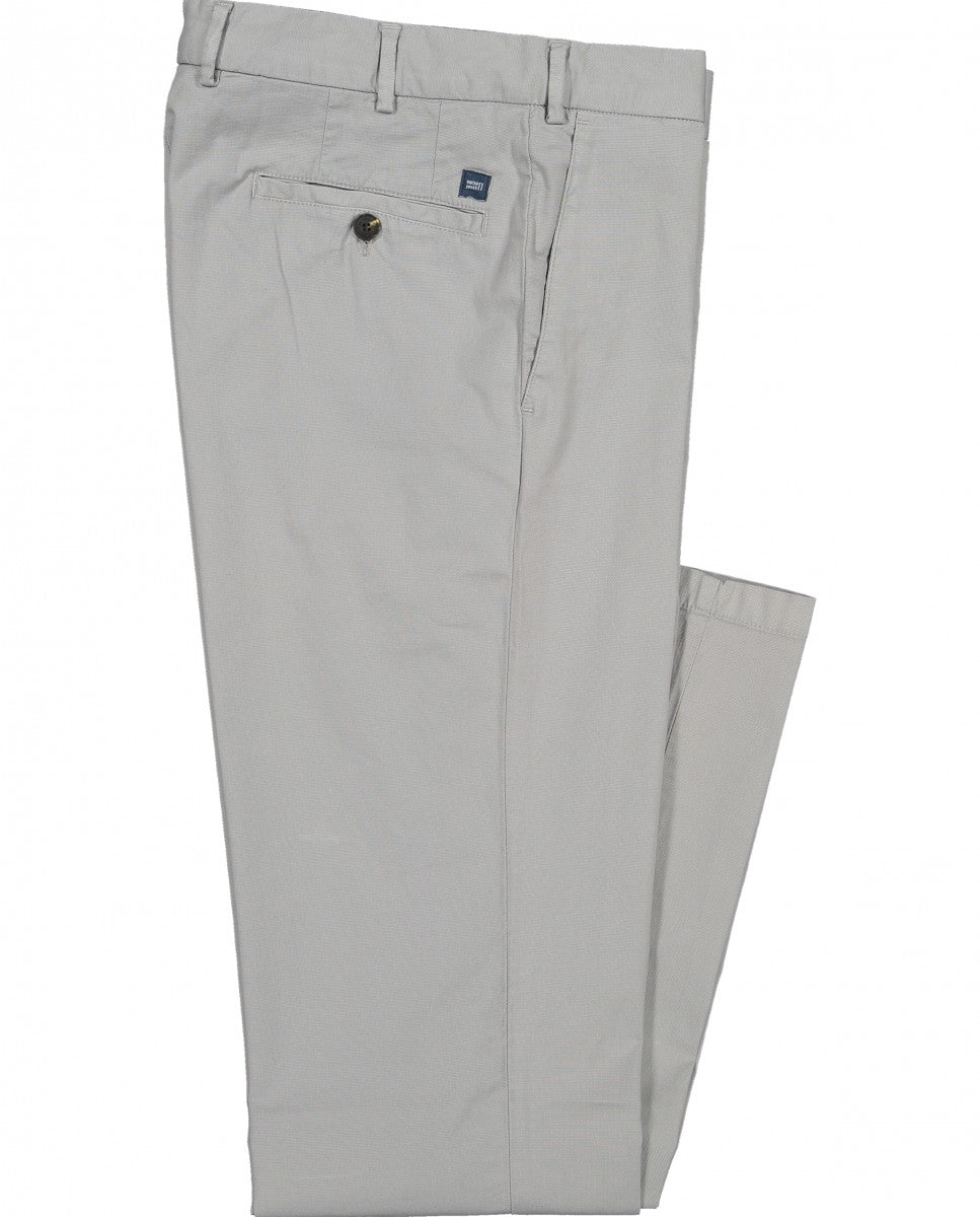 Calças Chinos Regular em Cinzento Claro