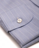 Camisa Clássica 100% Algodão em Azul Claro