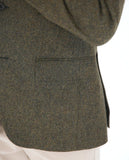 Dark Dry Green Sports Jacket 100% Wool