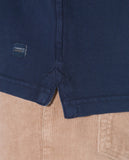 Dark Blue Long Sleeve Polo 100% Cotton