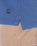 Blue Long Sleeve Polo 100% Cotton
