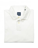 White Short Sleeve Polo 100% Cotton