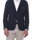 Blue Sports Jacket 100% Wool