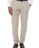 Light Beige Regular Chino Trousers