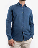 Blue Casual Shirt 100% Cotton