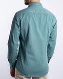 Camisa Casual 100% Algodão em Verde