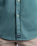 Camisa Casual 100% Algodão em Verde