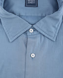 Camisa Casual 100% Algodão em Azul