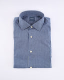 Camisa Casual em Azul