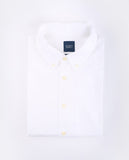 Camisa Casual 100% Algodão em Branco