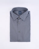 Camisa Casual em Cinzento Claro