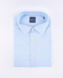 Camisa Casual 100% Algodão em Azul Claro