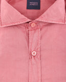 Camisa Casual 100% Algodão em Encarnado Claro