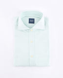 Camisa Casual 100% Algodão em Verde Claro