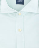 Camisa Casual 100% Algodão em Verde Claro