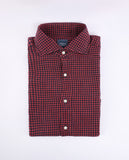 Red Casual Shirt 100% Linen