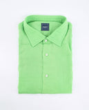 Camisa Casual 100% Linho em Verde Claro