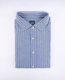 Camisa Casual em Azul