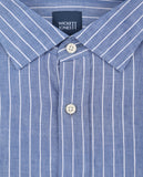Camisa Casual em Azul