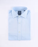 Camisa Casual 100% Algodão em Azul Claro