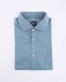 Camisa Casual 100% Algodão em Azul