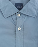 Camisa Casual 100% Algodão em Azul