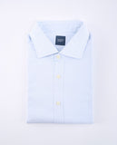 Camisa Casual 100% Algodão em Azul Claro