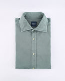 Camisa Casual 100% Algodão em Verde