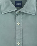 Camisa Casual 100% Algodão em Verde