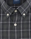 Camisa Casual 100% Algodão em Verde Escuro