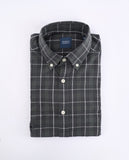 Camisa Casual 100% Algodão em Verde Escuro