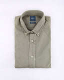Camisa Casual 100% Algodão em Verde Seco