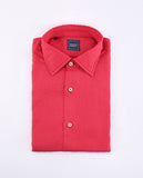 Camisa Casual 100% Algodão em Encarnado