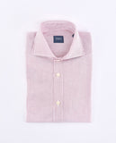 Camisa Casual 100% Algodão em Encarnado