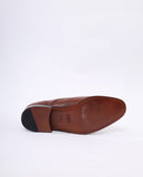 Brown Monk Strap Shoes 100% Leather