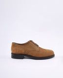 Light Brown Sapatos Casual Atacadores G.EUA Sola Borracha Picos Atac. Camurça Camel