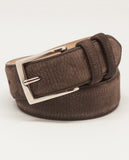 Dark Brown Casual Belt 100% Leather