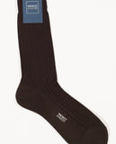 Dark Brown Short Socks 100% Cotton