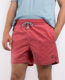 Light Red Swim Shorts 100% Poliester