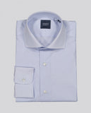 Camisa Clássica 100% Algodão em Azul Claro