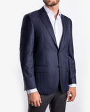 Dark Blue Sports Jacket 100% Flece wool